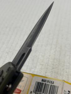 Buck Impact Push Button Auto Knife 0898GRS Sliding Safety Lock New In Box Made In USA Discontinued