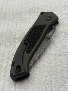 Buck Impact Push Button Auto Knife 0898GRS Sliding Safety Lock New In Box Made In USA Discontinued