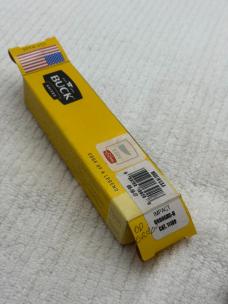 Buck Impact Push Button Auto Knife 0898GRS Sliding Safety Lock New In Box Made In USA Discontinued