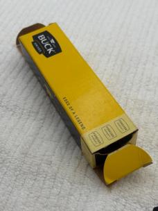 Buck Impact Push Button Auto Knife 0898GRS Sliding Safety Lock New In Box Made In USA Discontinued