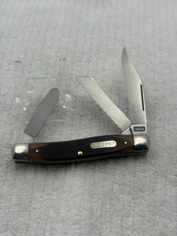 Schrade Old Timer USA 89OT 3 Blade Stockman Pocket Knife (75) Schrade Old Timer USA 89OT 3 Blade Stockman Pocket Knife (75)