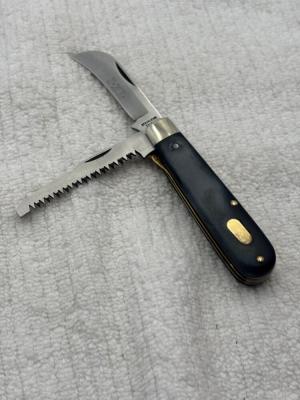 I*XL Sheffield England Vintage Hawkbill Liner Lock 2 Blade Pocket Knife (83)