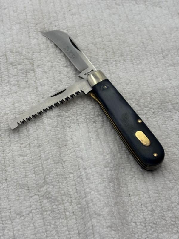 I*XL Sheffield England Vintage Hawkbill Liner Lock 2 Blade Pocket Knife (83) I*XL Sheffield England Vintage Hawkbill Liner Lock 2 Blade Pocket Knife (83)