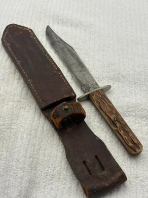 Alfred Williams Sheffield England EBRO Fixed Blade Vintage Hunting Knife (14)