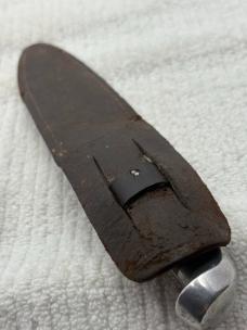 Western Boulder Co USA Vintage Fixed Blade Sheath Knife (4)