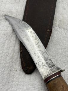 Western Boulder Co USA Vintage Fixed Blade Sheath Knife (4)