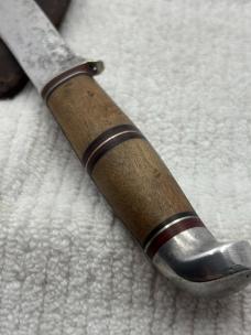 Western Boulder Co USA Vintage Fixed Blade Sheath Knife (4)
