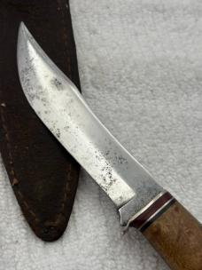 Western Boulder Co USA Vintage Fixed Blade Sheath Knife (4)