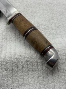 Western Boulder Co USA Vintage Fixed Blade Sheath Knife (4)
