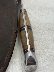 Western Boulder Co USA Vintage Fixed Blade Sheath Knife (4)