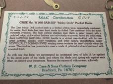 Case XX 1977 Moby Dick  Pattern # W165 SSP