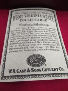 Case XX West Virginia Knife & Coin Collection