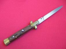 Rare Vintage Italian Slip Joint 9" Non Locking Stiletto Switchblade Knife - Mint