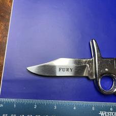 "FURY" Japan Knuckle Duster Folding Knife