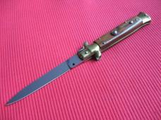 Rare Vintage Italian Slip Joint 9" Non Locking Stiletto Switchblade Knife - Mint