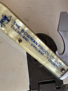 Camco Jack cracked ice advertising knife 