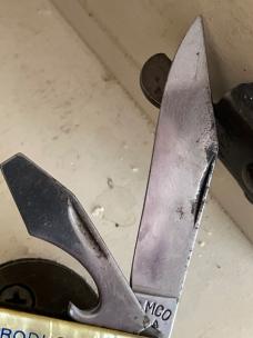 Camco Jack cracked ice advertising knife 