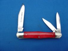 Case Classic 73083 Red Acrylic Handle Factory Sample Whittler Knife 1 of 5