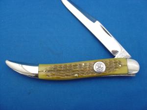 Case Classic 61098 Green Bone Handle Factory Sample Toothpick Knife 1 of 5