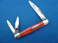 Case Classic 73083 Red Acrylic Handle Factory Sample Whittler Knife 1 of 5