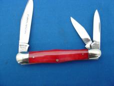 Case Classic 73083 Red Acrylic Handle Factory Sample Whittler Knife 1 of 5