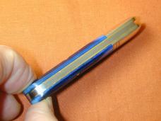 Great Eastern Cutlery GEC Navy Blue Sawcut Bone Watch Pocket Barlow Knife NIT 251125SS USA Made
