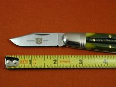 Great Eastern Cutlery GEC Spring Green Marrow Bone Watch Pocket Barlow Knife NIT 251125SS USA Made