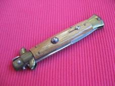 Older 9" TULIP WOOD Bayonet BLADE ITALIAN STILETTO Knife - NOS