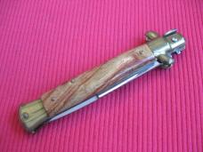 Older 9" TULIP WOOD Bayonet BLADE ITALIAN STILETTO Knife - NOS