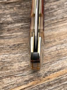 GEC NORTHFIELD 362112EO ANTIQUE AMBER JIGGED BONE SUNFISH 1095 CARBON STEEL KNIVE 