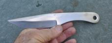 Gill Hibben design Throwing Knife 8 1/2" Original Leather Hibben Marked Sheath Never Used Or honed
