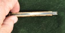 Colonial Prov. USA Easy Open 4" Closed 1 Blade Mirror Polished Loud Snap both Ways Early 50s