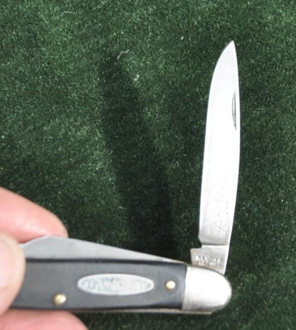 Ranger 3 Blade Stockman By Colonial 3 3/8" Closed Saw Cut Delrin Tight All blades Snap