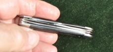 Ranger 3 Blade Stockman By Colonial 3 3/8" Closed Saw Cut Delrin Tight All blades Snap