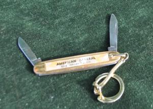 Colonial Prov RI 2 Blade 2 34quot Closed 1950s With Key Ring Tight Loud Snap Never Used NOS