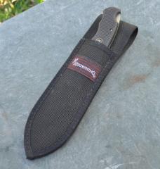 Browning 614 Swivel Lock Mint Original Sheath Japan Gut Hook Finger Grooves Waffled Rubber Handle