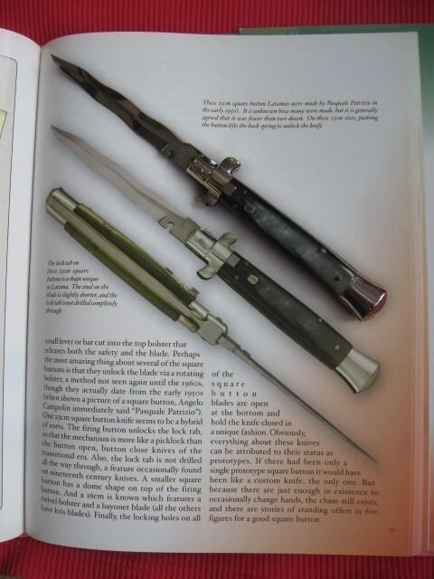 Rare Original Vintage 1950's LATAMA Square Button Italian Stiletto Switchblade Knife