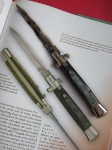 Rare Original Vintage 1950's LATAMA Square Button Italian Stiletto Switchblade Knife
