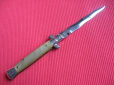 Rare Original Vintage 1950's LATAMA Square Button Italian Stiletto Switchblade Knife