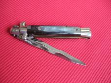 Rare Original Vintage 1950's LATAMA Square Button Italian Stiletto Switchblade Knife