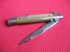 Rare Original Vintage 1950's LATAMA Square Button Italian Stiletto Switchblade Knife