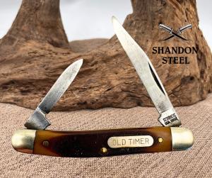 Schrade USA Old Timer Minuteman 104OT  2-blade Carbon Steel Pocket Knife (103)