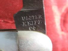 Tiny ULSTER 2 blade pen knife with pearl scales. Lightly sharpened.