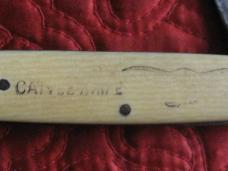USTER 3 bl Cattle Knife with Imitation Ivory scales and steer logo