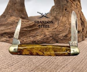 A.W. Wadsworth and Son-Germany-2 Blade Vintage Equal End Pen Pocket Knife (109)