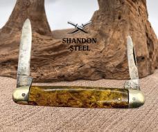 A.W. Wadsworth and Son-Germany-2 Blade Vintage Equal End Pen Pocket Knife (109)