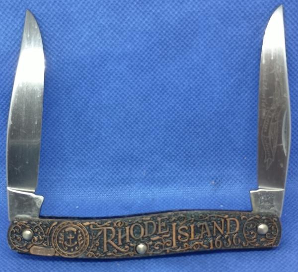 Schrade Muskrat Rhode Island 1976 Bicentennial special Schrade Muskrat Rhode Island 1976 Bicentennial special