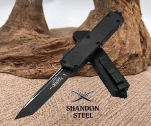 Microtech Scarab 2 Gen 3 Executive Tactical w/ Black Handles & Tanto M390MK 1177-1T