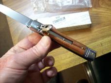 A.G.A. Campolin 8" Lever Maniago, Italy GO-55020-CW Rosewood UNUSED W/Box
