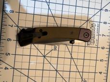 Buck 110 Hunter Sport Lockback Knife Green Canvas Micarta (3.75" Satin) 0110GRS5